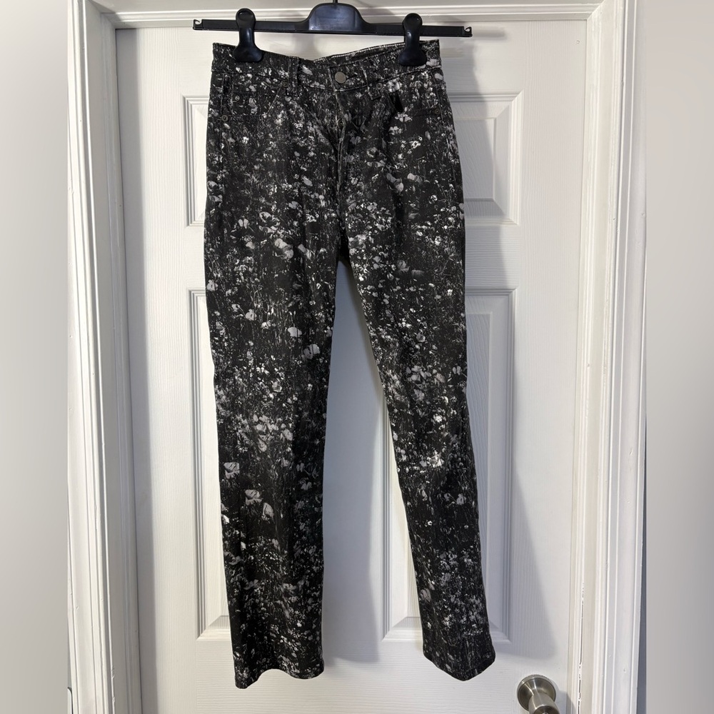 Ag Adriano Goldschmied Black and White Speckled Denim